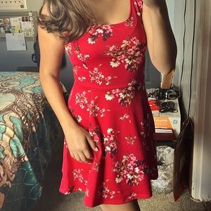 Red dress; Size 8